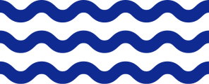 Symbolic waves in blue